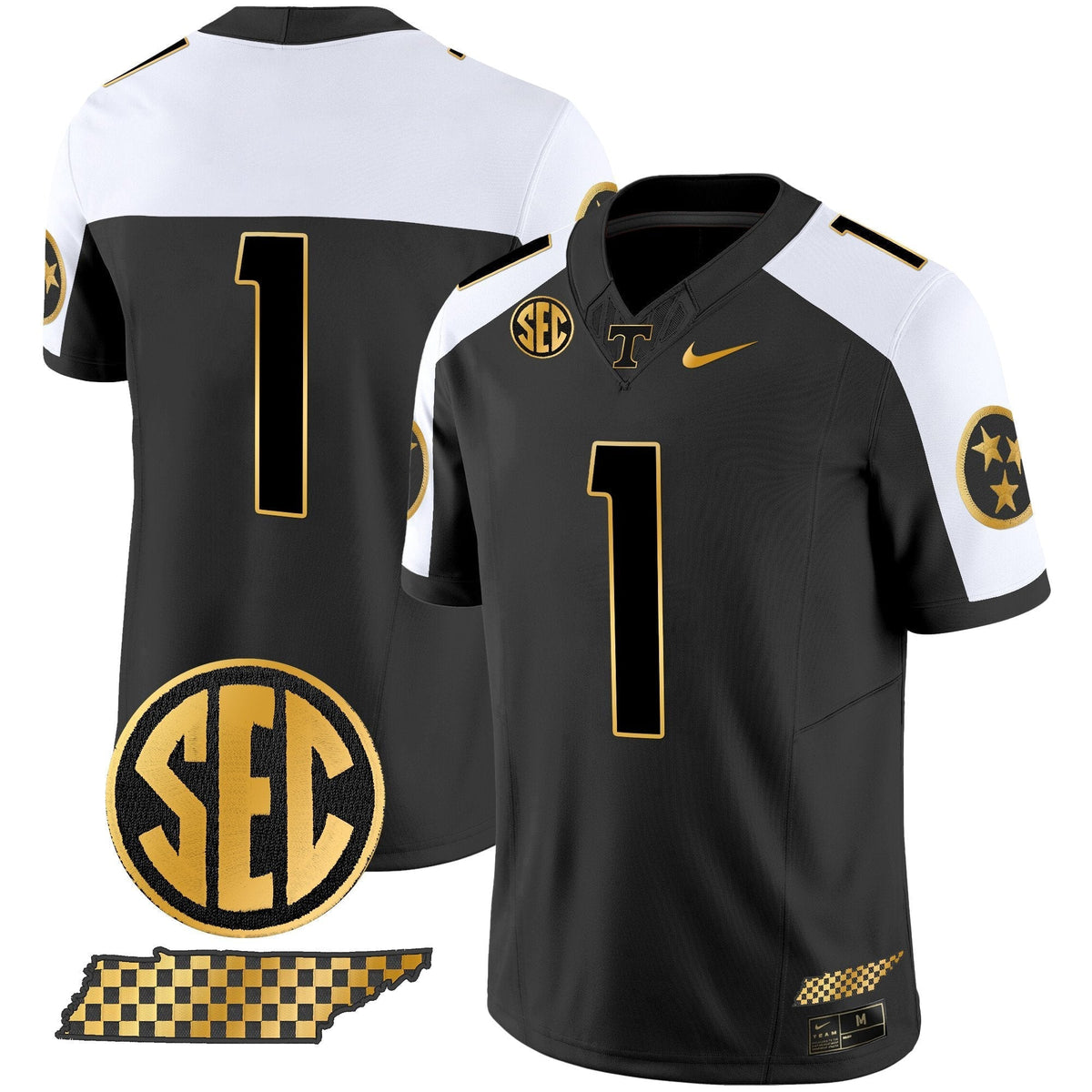TENN 2024 Gold Vapor Limited Jersey V2 - All Stitched