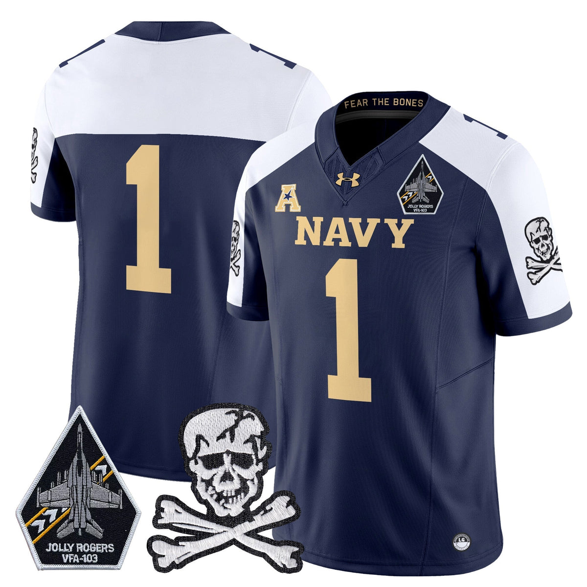 Navy MID 2024 Vapor Limited Jersey V3 - All Stitched