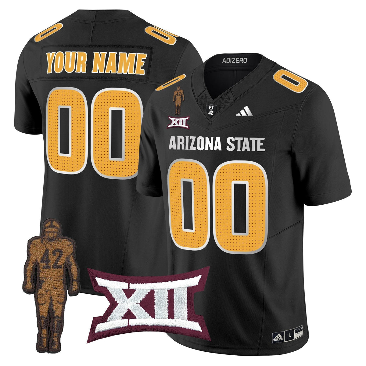 ASU 2025 Pat Tillman Honoring Patch Vapor Limited Custom Jersey V2 - All Stitched