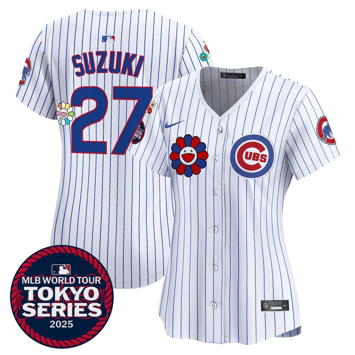 Women's Chicago Cubs Tokyo Series 2025 Vapor Premier Limited Jersey - All Stitched