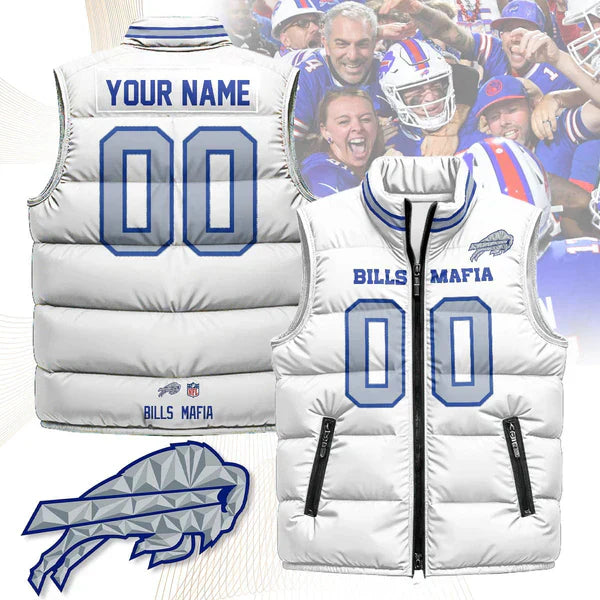 Custom BUF Unisex Puffer Vest