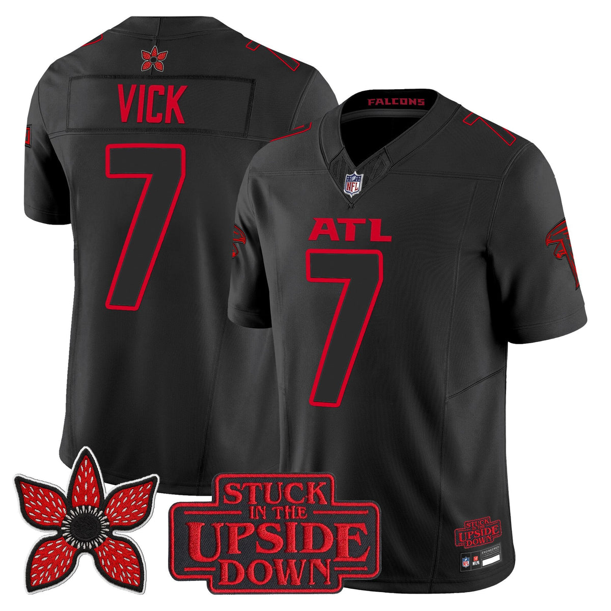 Atlanta Falcons 'Stranger Things Edition' Vapor Limited Jersey - All Stitched