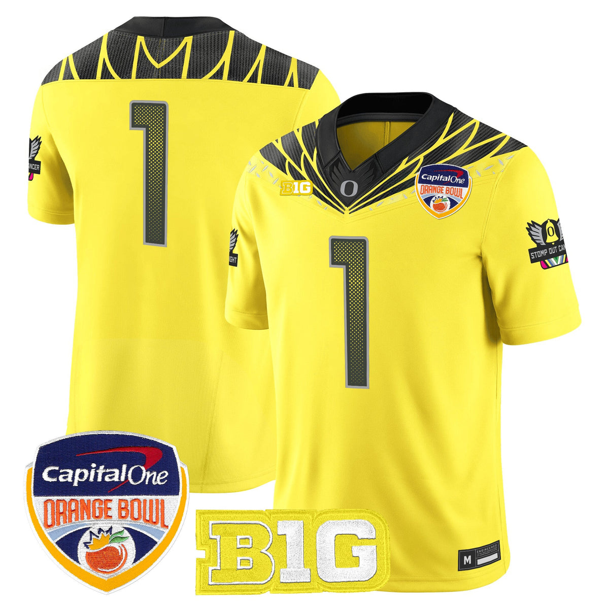 Oregon Ducks 2026 Orange Bowl Vapor Limited Jersey - All Stitched
