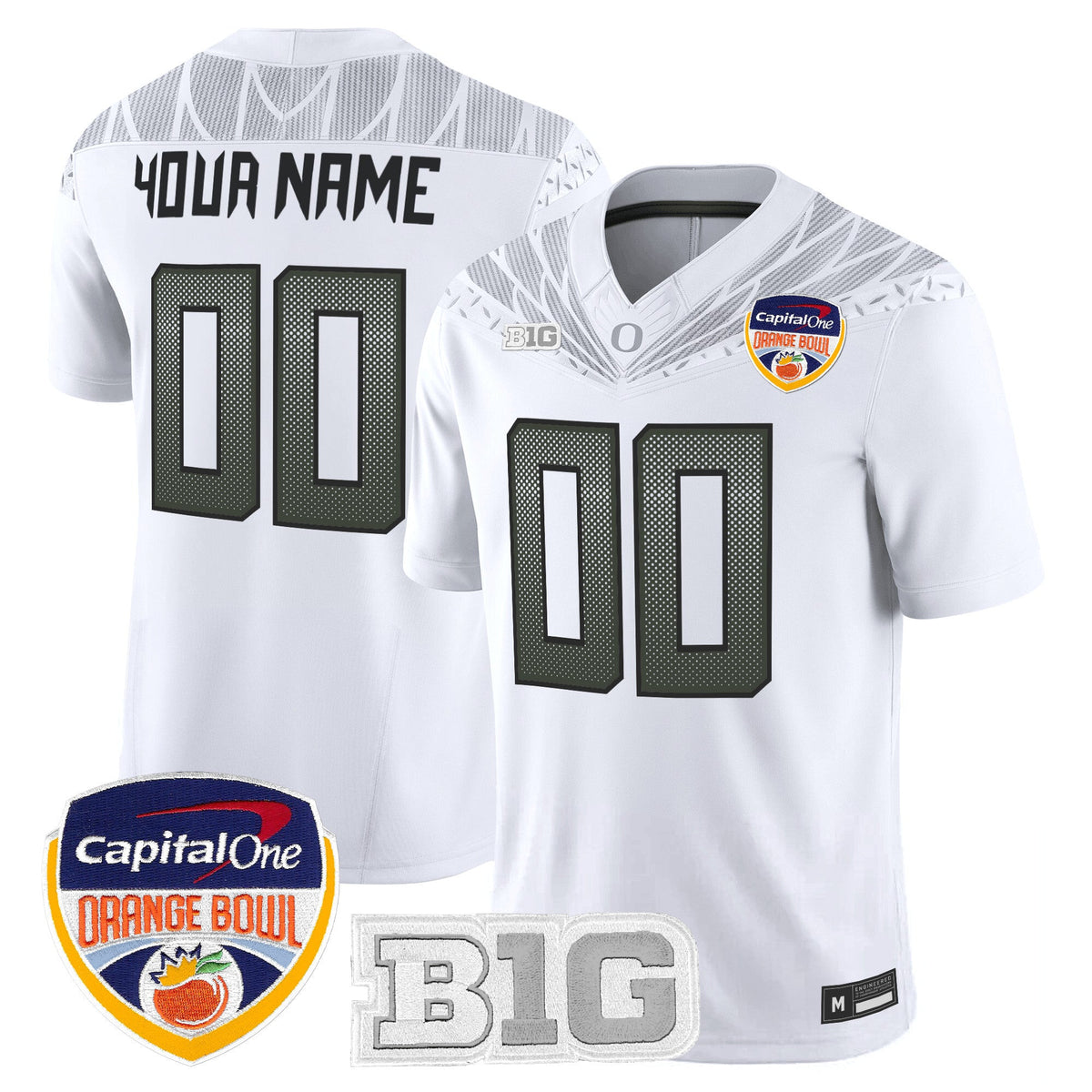 Oregon Ducks 2026 Orange Bowl Vapor Limited Custom Jersey - All Stitched