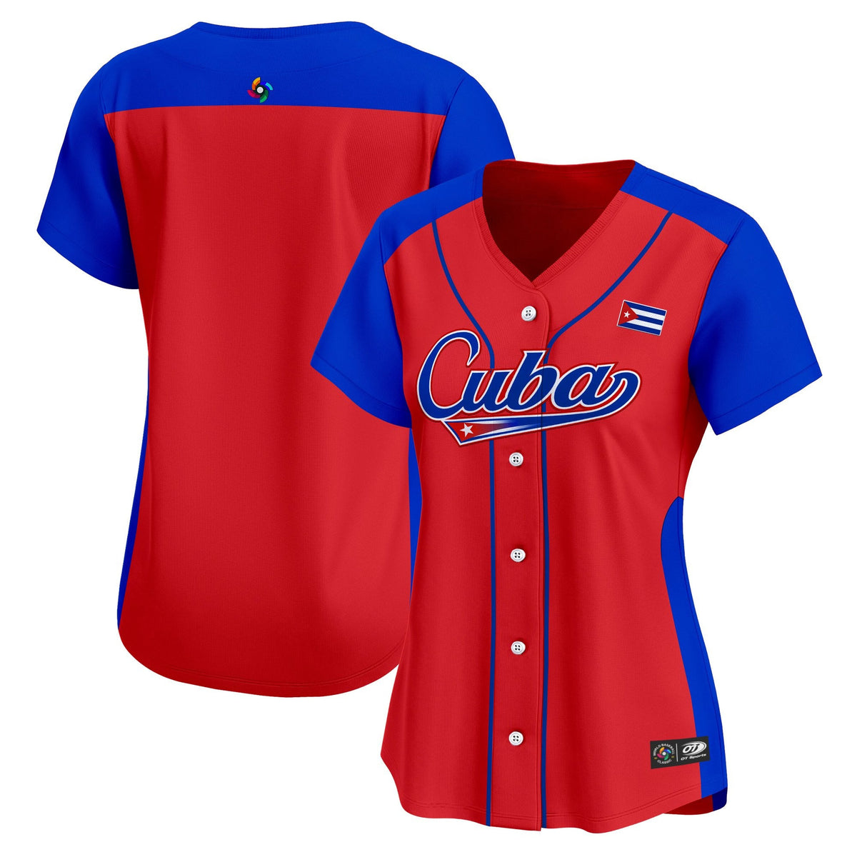 Women's Team Cuba World Baseball Classic Vapor Premier Jersey - 2026 Roster - All Stitched