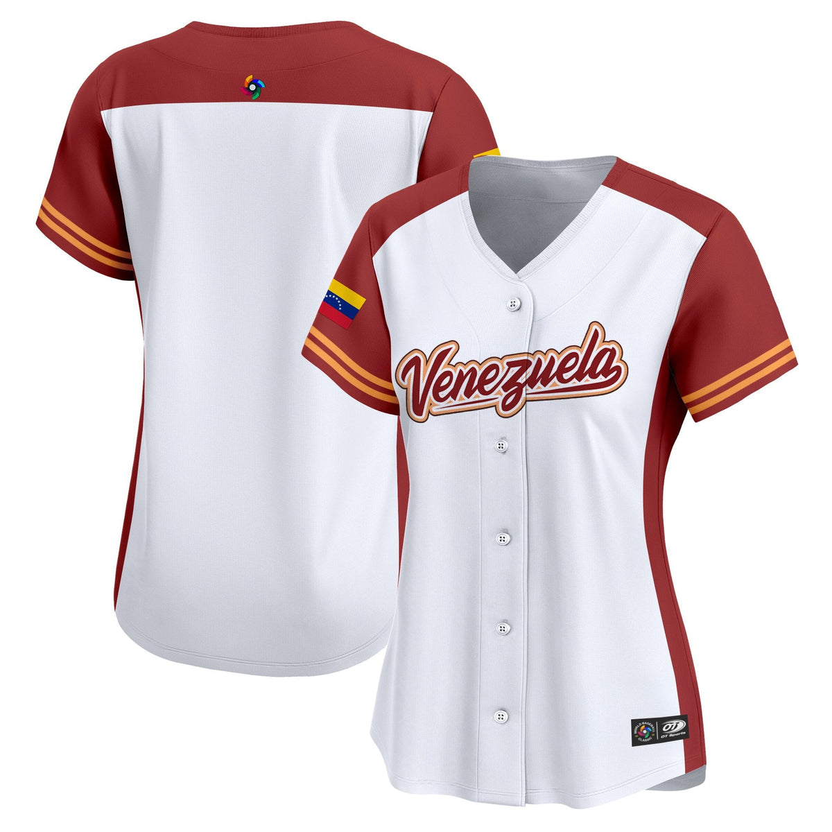 Women's Team Venezuela World Baseball Classic Vapor Premier Jersey - 2026 Roster - All Stitched
