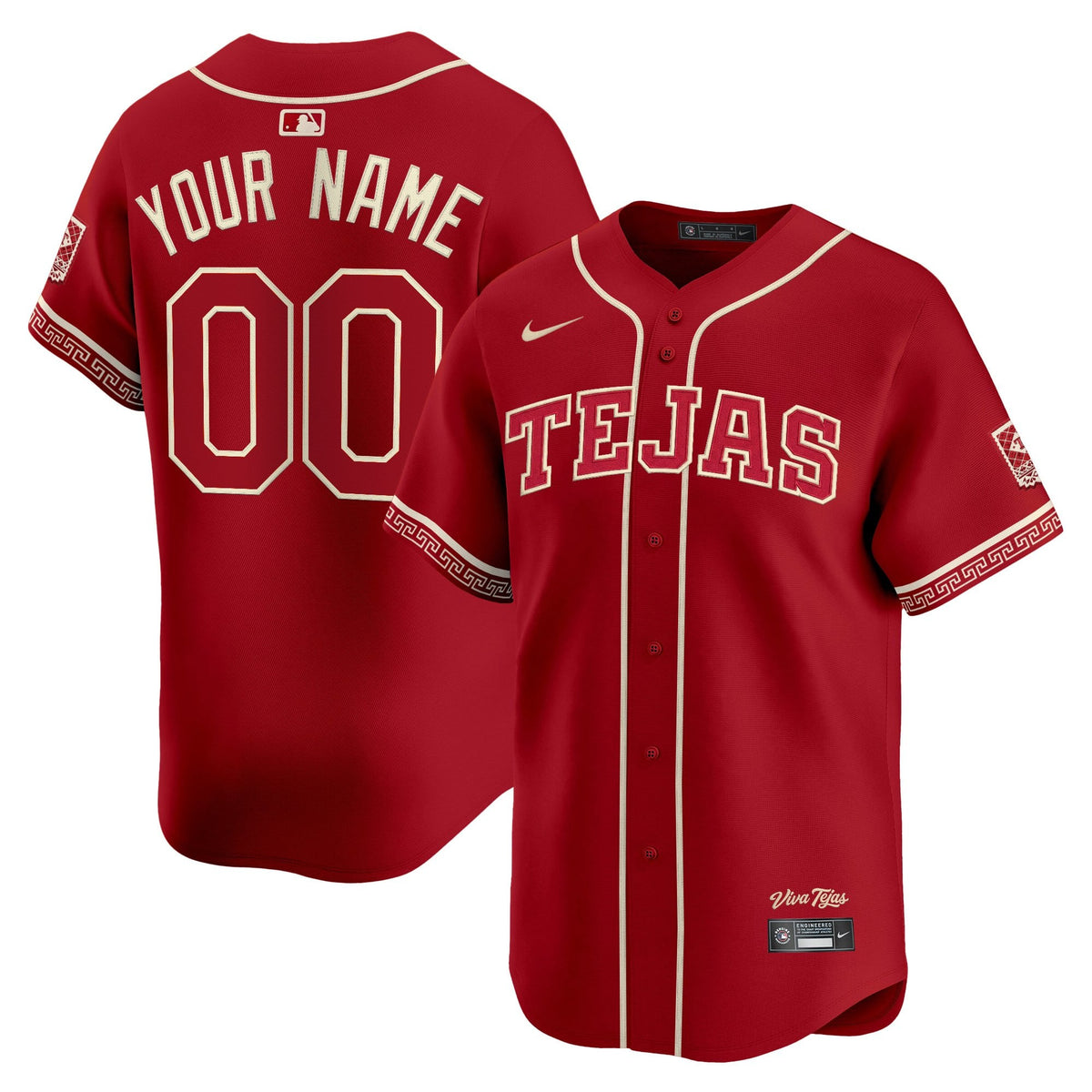 Texas Rangers 2026 City Connect Vapor Premier Limited Custom Jersey - All Stitched