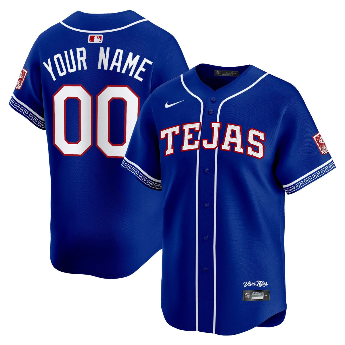 Texas Rangers 2026 City Connect Vapor Premier Limited Custom Jersey - All Stitched