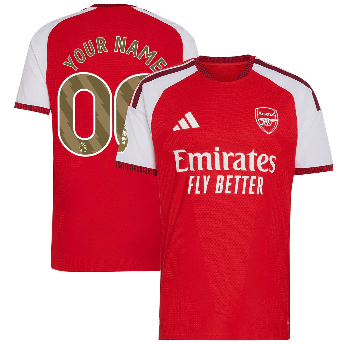 Arsenal FC 2026/27 Premier League Champions Patch Custom Jersey