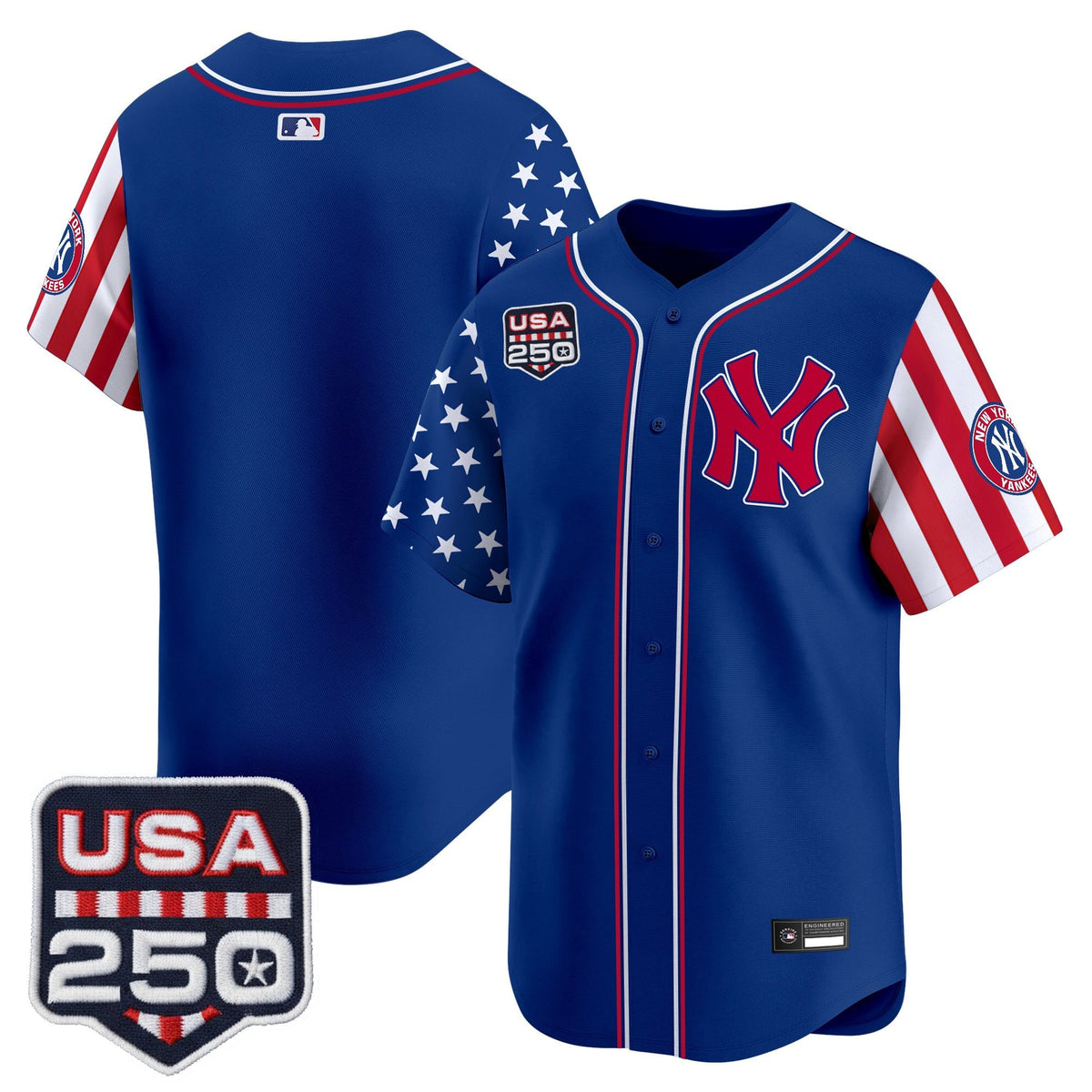 Yankees "America250 Edition" Vapor Premier Limited Jersey V2 - All Stitched
