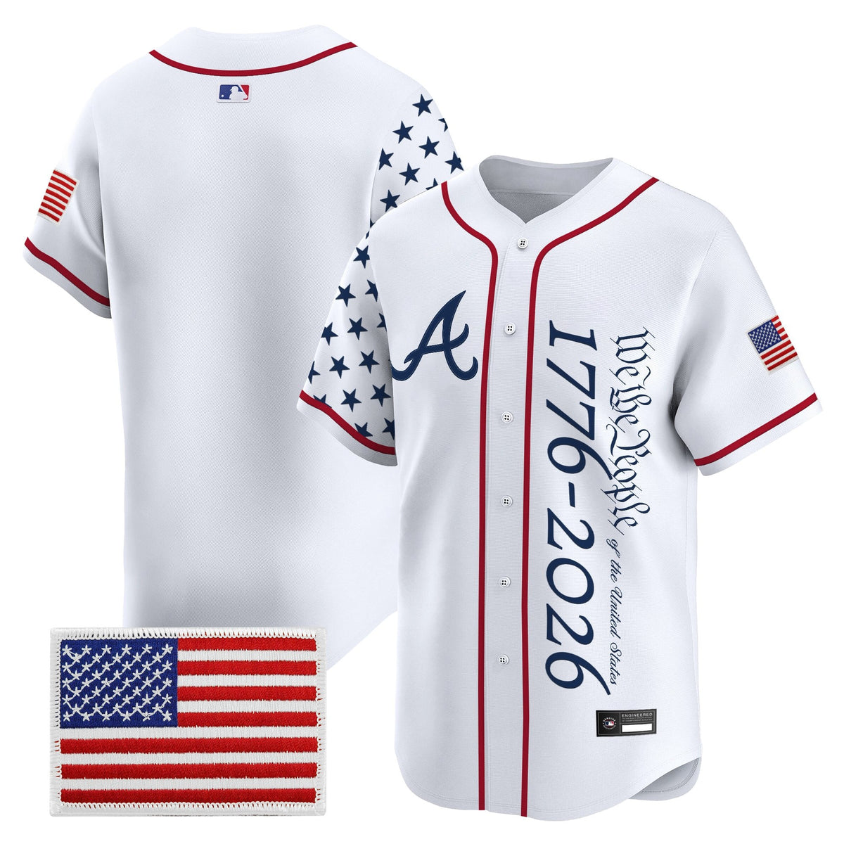 Atlanta Braves "America 250 Edition" Vapor Premier Limited Jersey V2 - Stitched