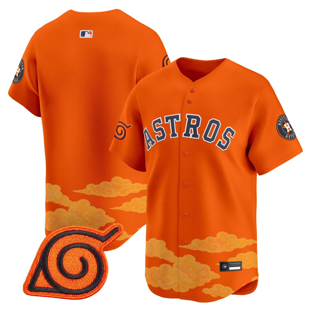 Houston Astros x Naruto Vapor Premier Limited Jersey - Stitched