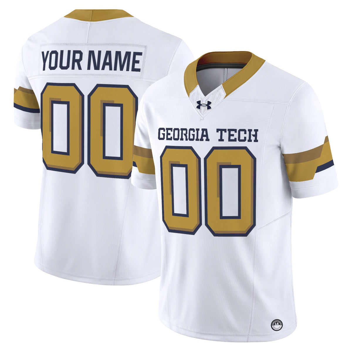Georgia Tech Yellow Jackets 2026 Vapor Limited Custom Jersey - All stitched
