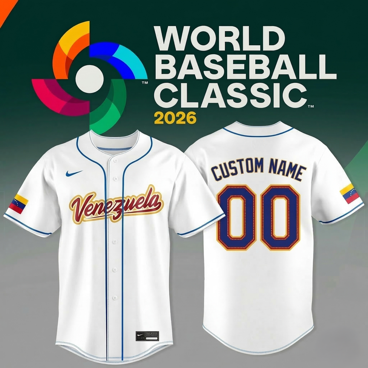 World Baseball Classic x Venezuela Limited Edition 2026 Jersey White