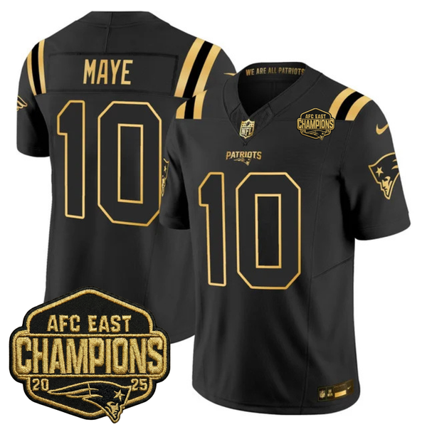 NE AFC East Champions Patch Vapor Limited Jersey - All Stitched n3