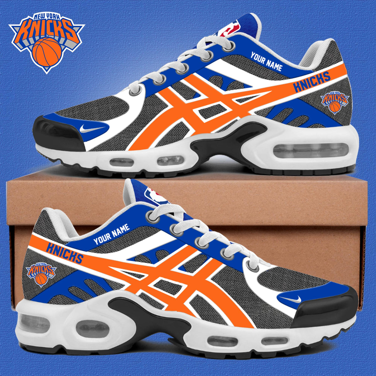 Personalized NYK 2026 Basketball Finals Air Max Shoes