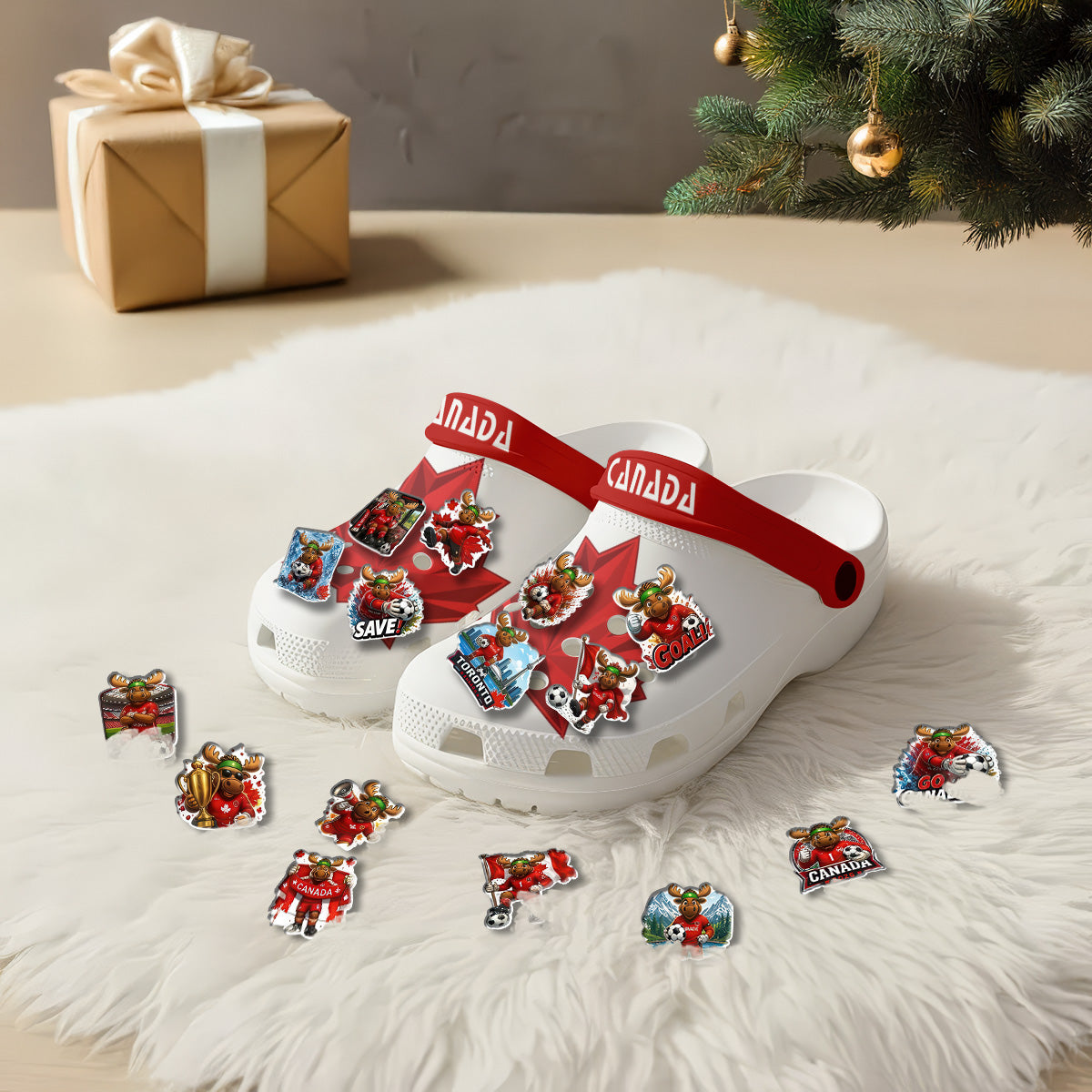 Canada Clogs WC2026 Flag - Charms Gift Set