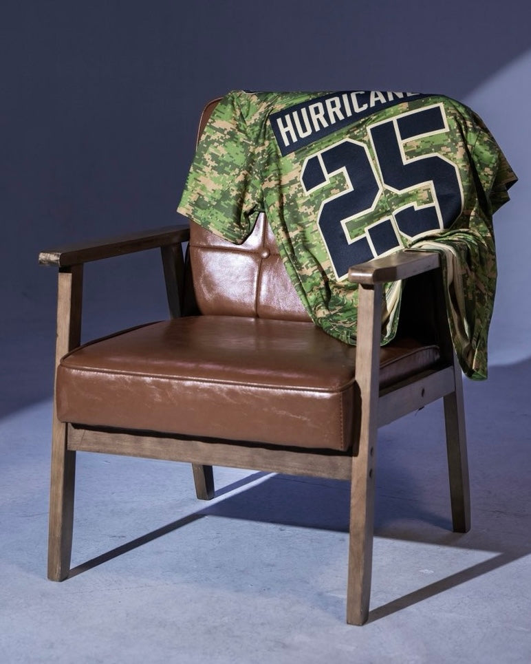 MIA Premier Honor and Support Football Jersey - All Stitched