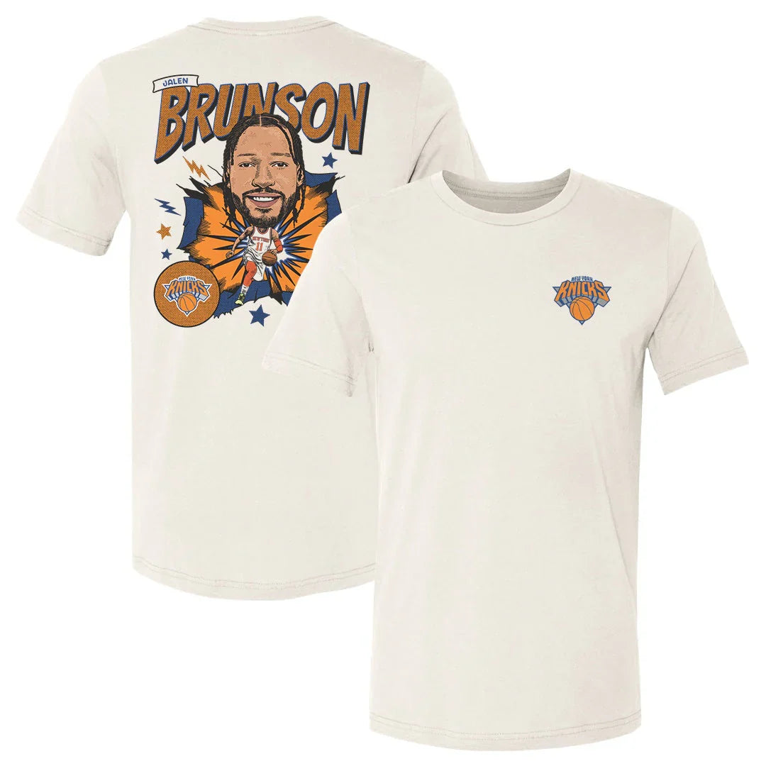 NYK 2026 Basketball Jalen Brunson Printed T-Shirt