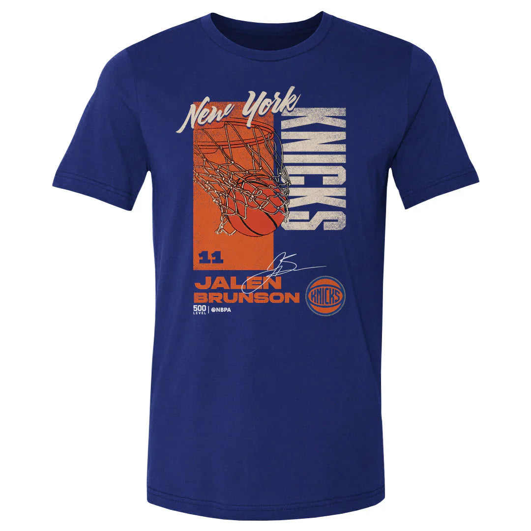 NYK 2026 Basketball Jalen Brunson Printed T-Shirt V2