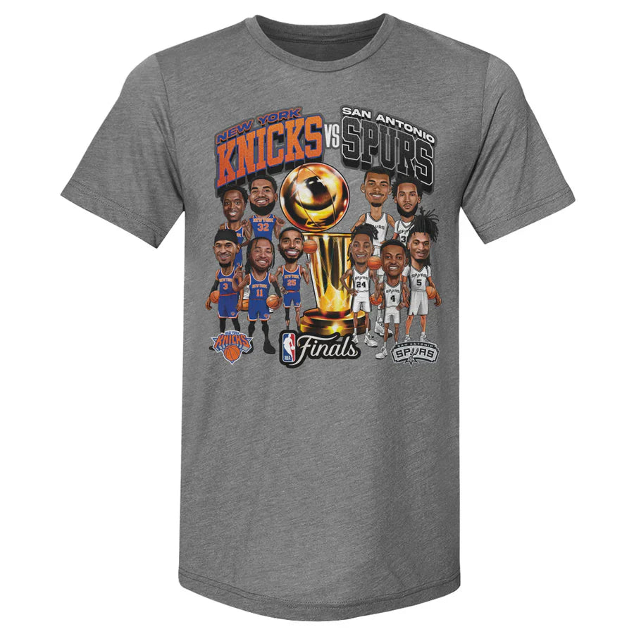 SAS NBA Finals 2026 Spurs Vs. Knicks Printed T-Shirt