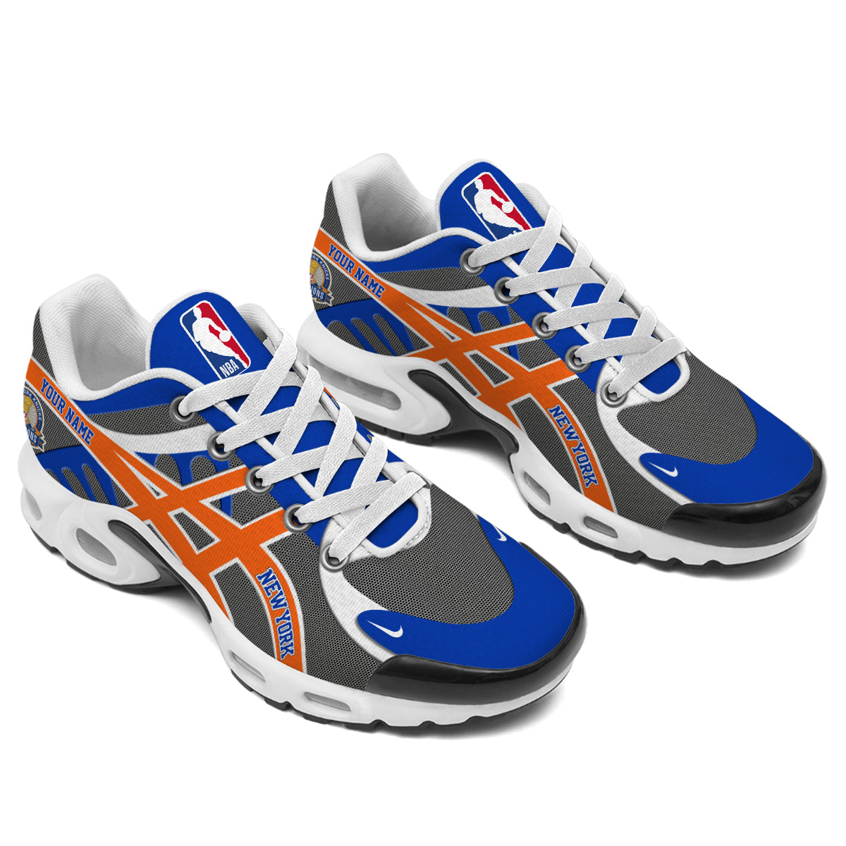 Personalized NYK 2026 Basketball Champions Air Max Shoes