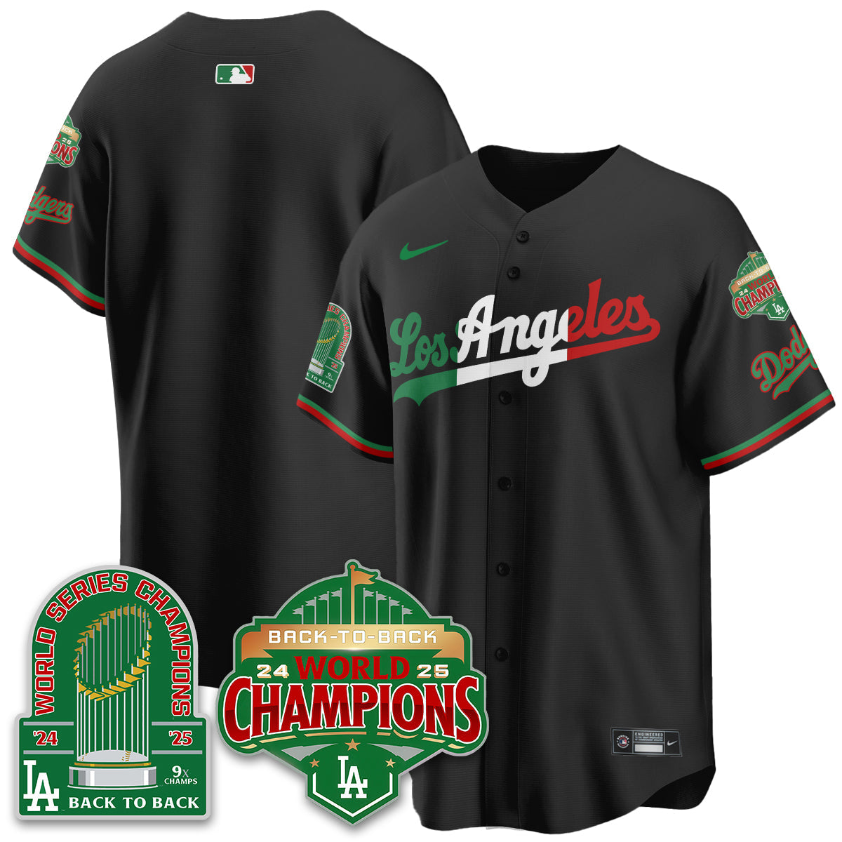 LAD Mexico Vapor Limited Jersey - 9x & B2B Champs - All Stitched