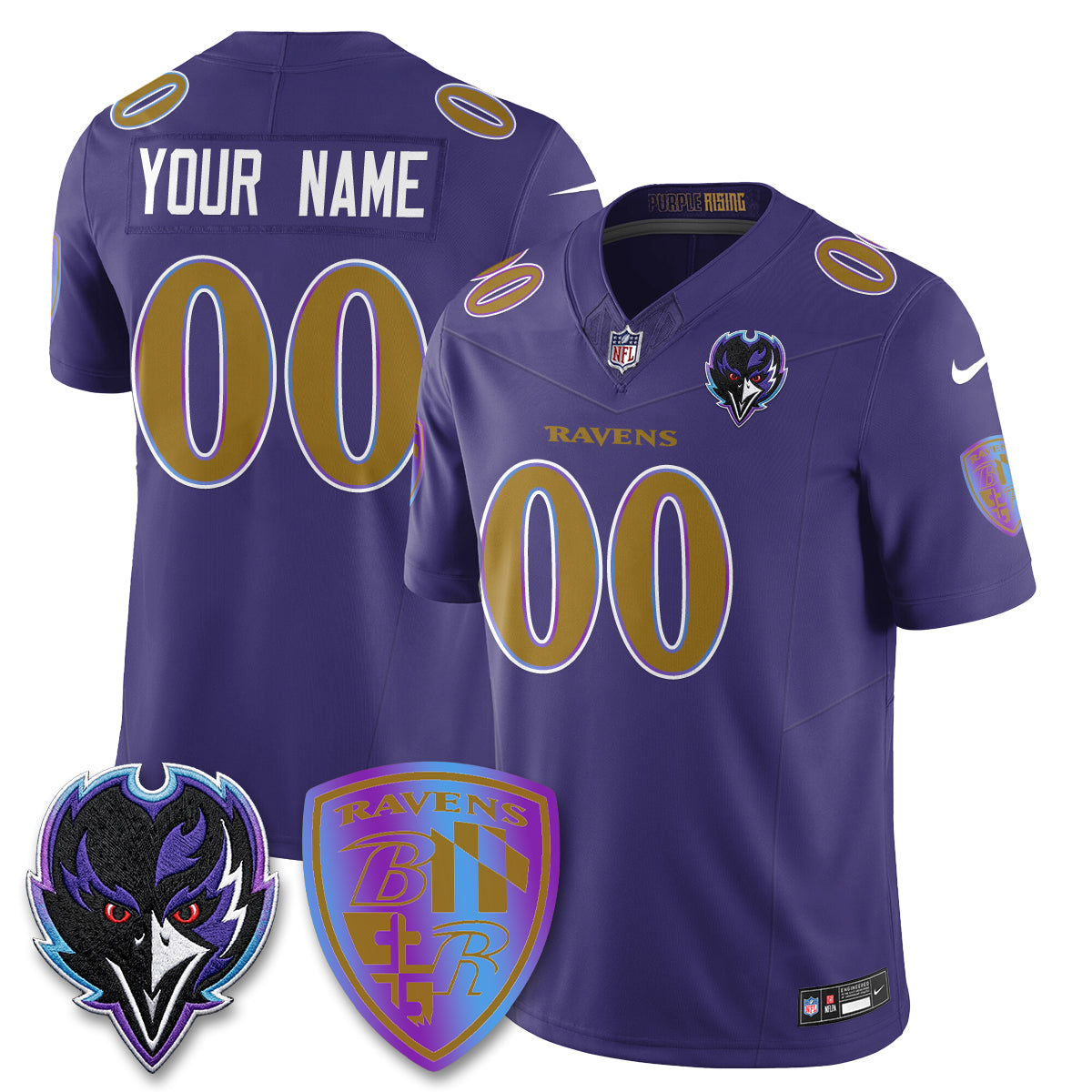 BAL The Next Flight Vapor Custom Jersey - All Stitched