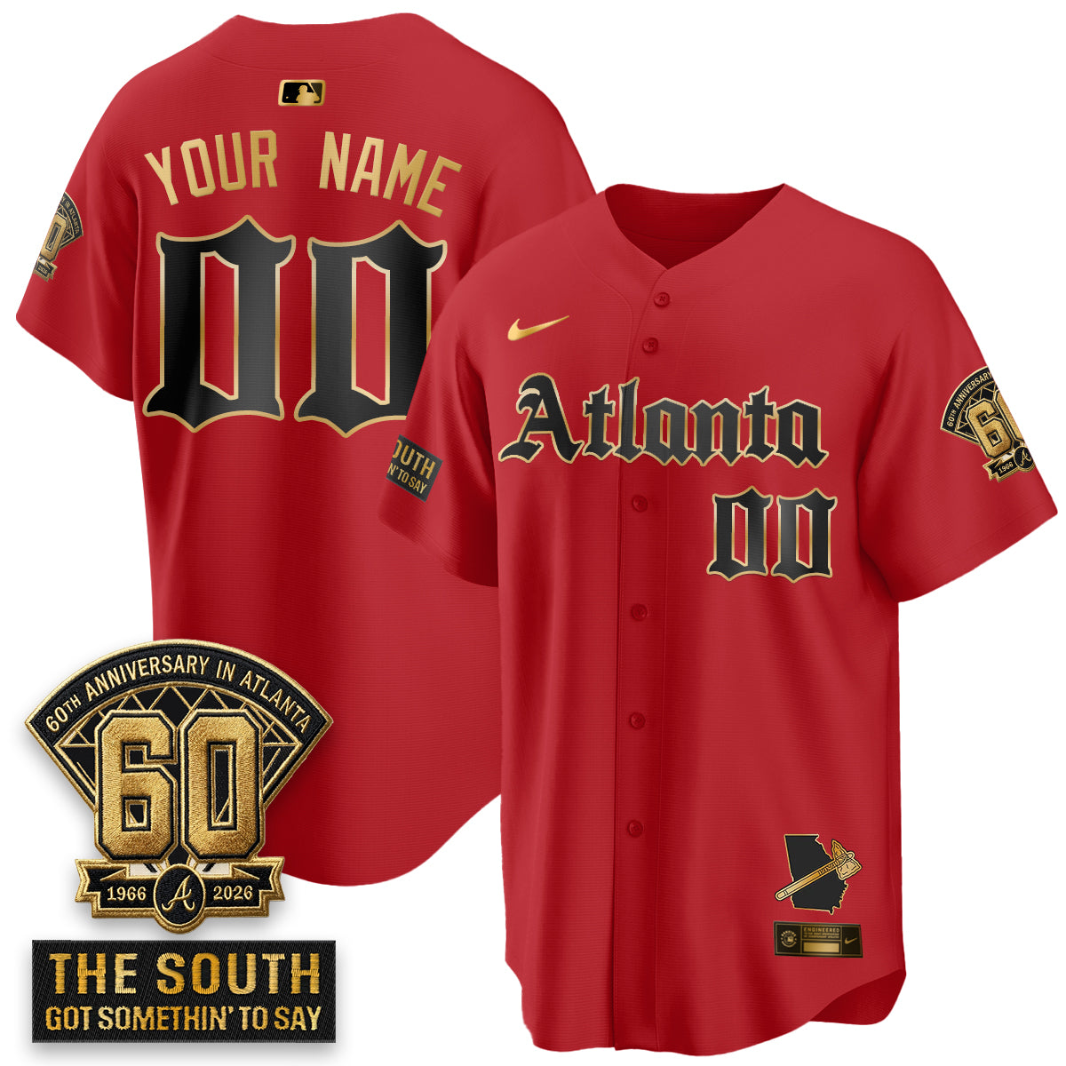 ATL 2026 Gothic Edition Vapor Limited Custom Jersey - All Stitched V2