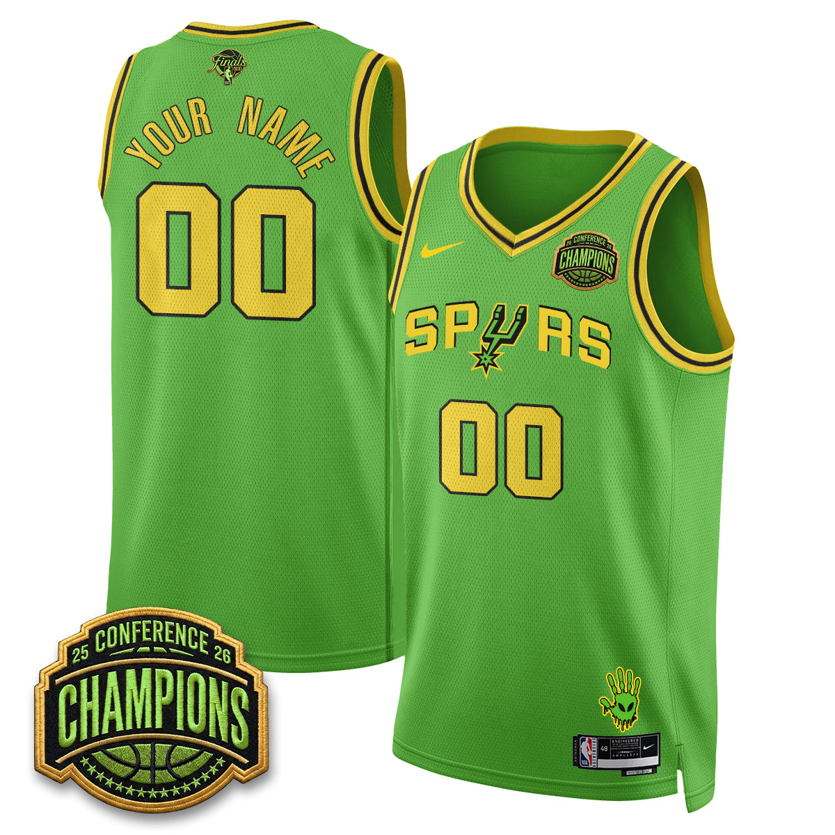 SAS 2026 Basketball Finals Alien Style Vapor Custom Jersey - Stitched