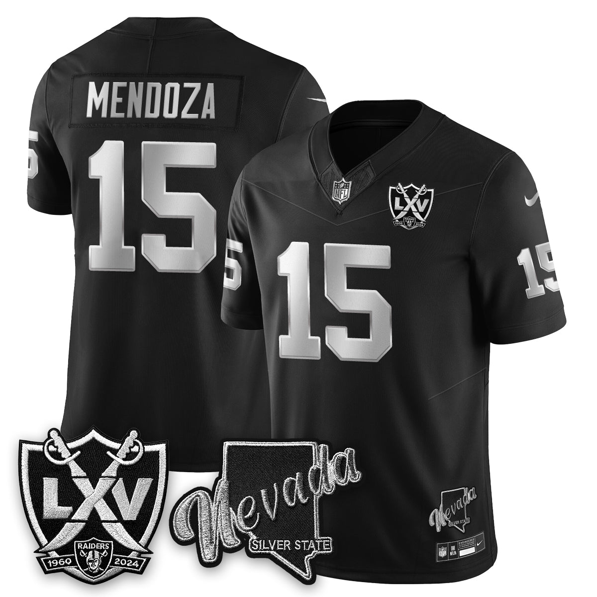 LVR Fernando Mendoza No.1 #15 Jersey - All Stitched