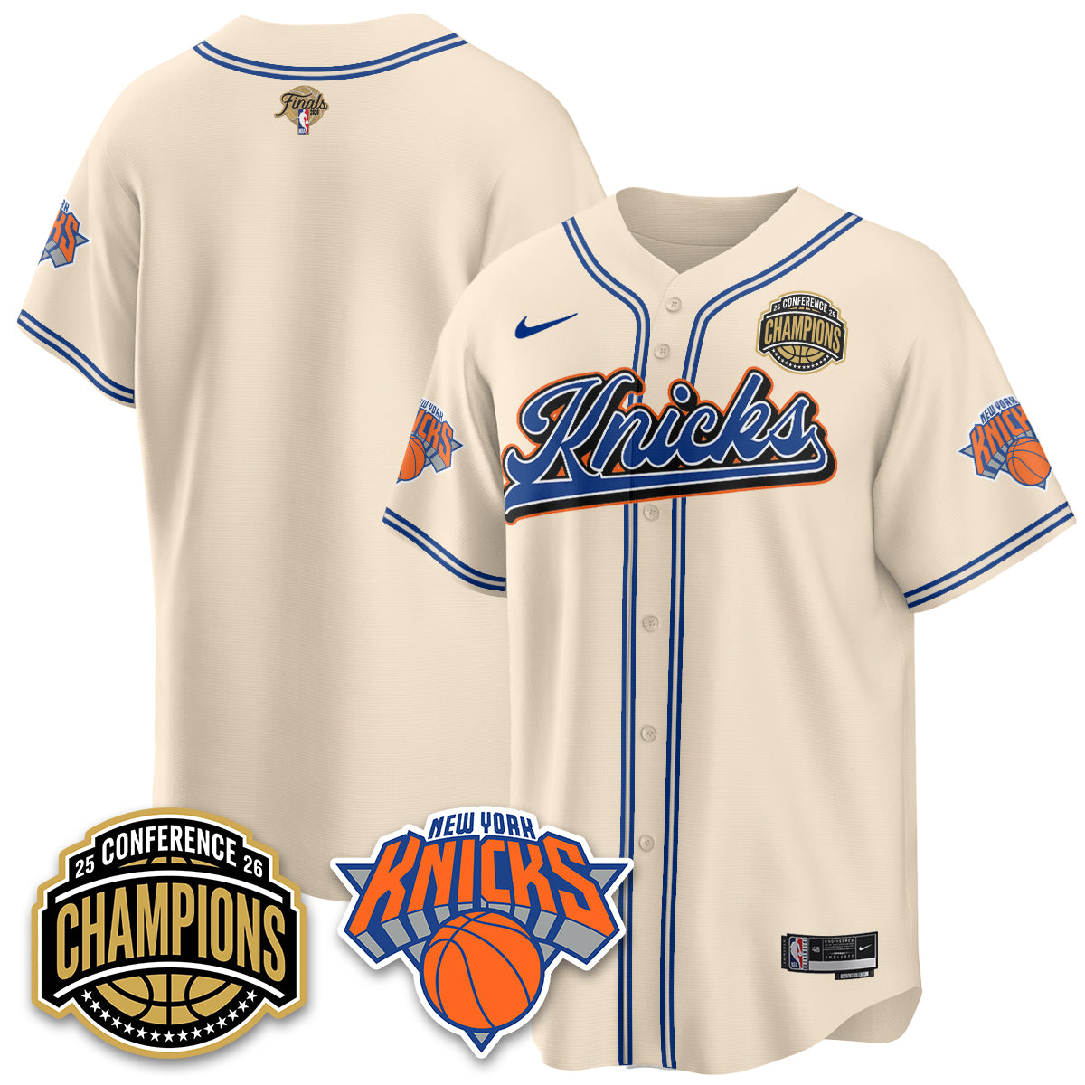 NYK 2026 NBA Finals Vapor City Edition Jersey V2- Stitched