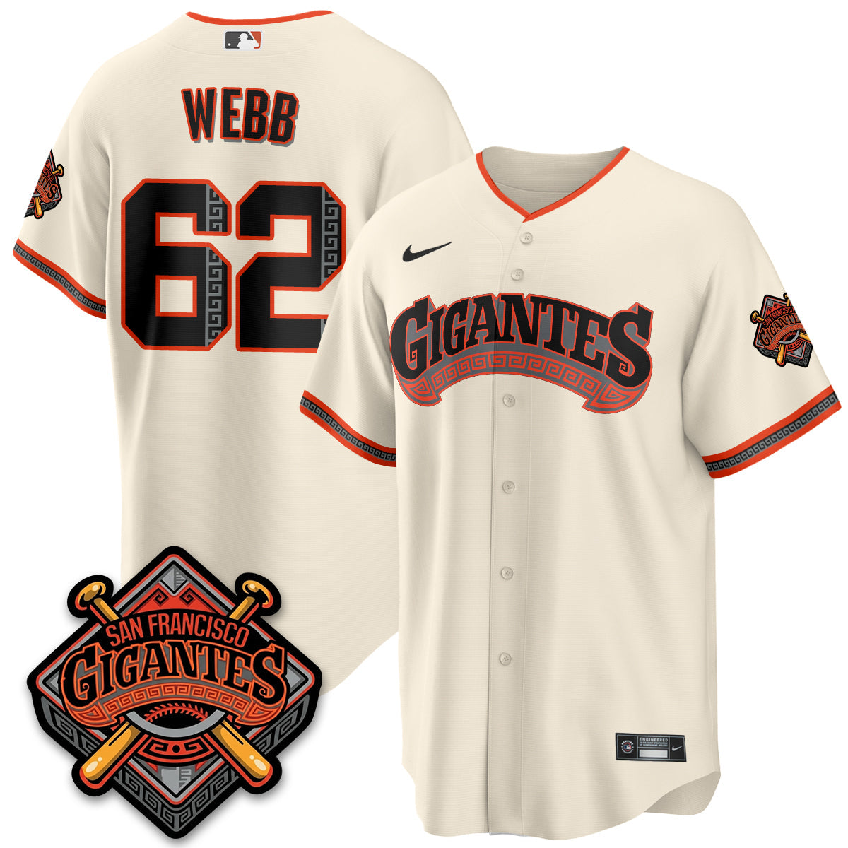 SF GIGANTES Vapor Limited Jersey - All Stitched