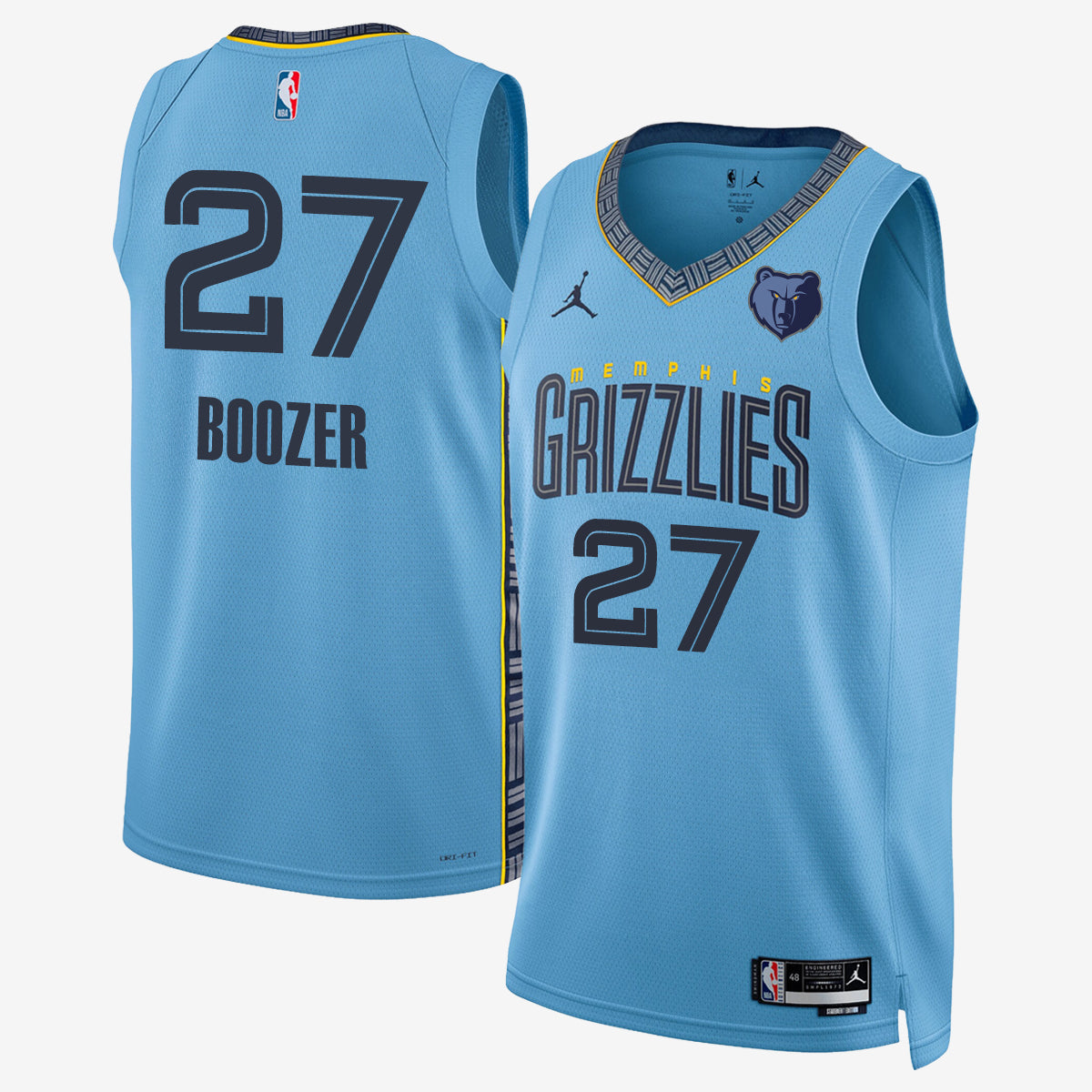 MEM 2026 Basketball Pick #3 & #21 Vapor Jersey - Stitched