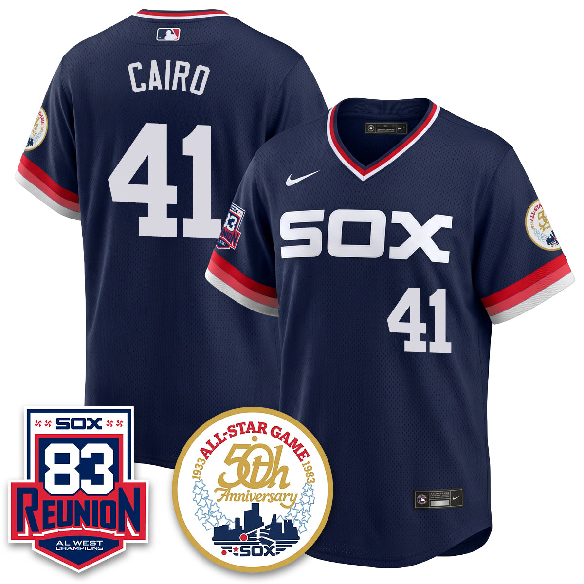 CWS Reunion All West Champions Vapor Jersey - Stitched