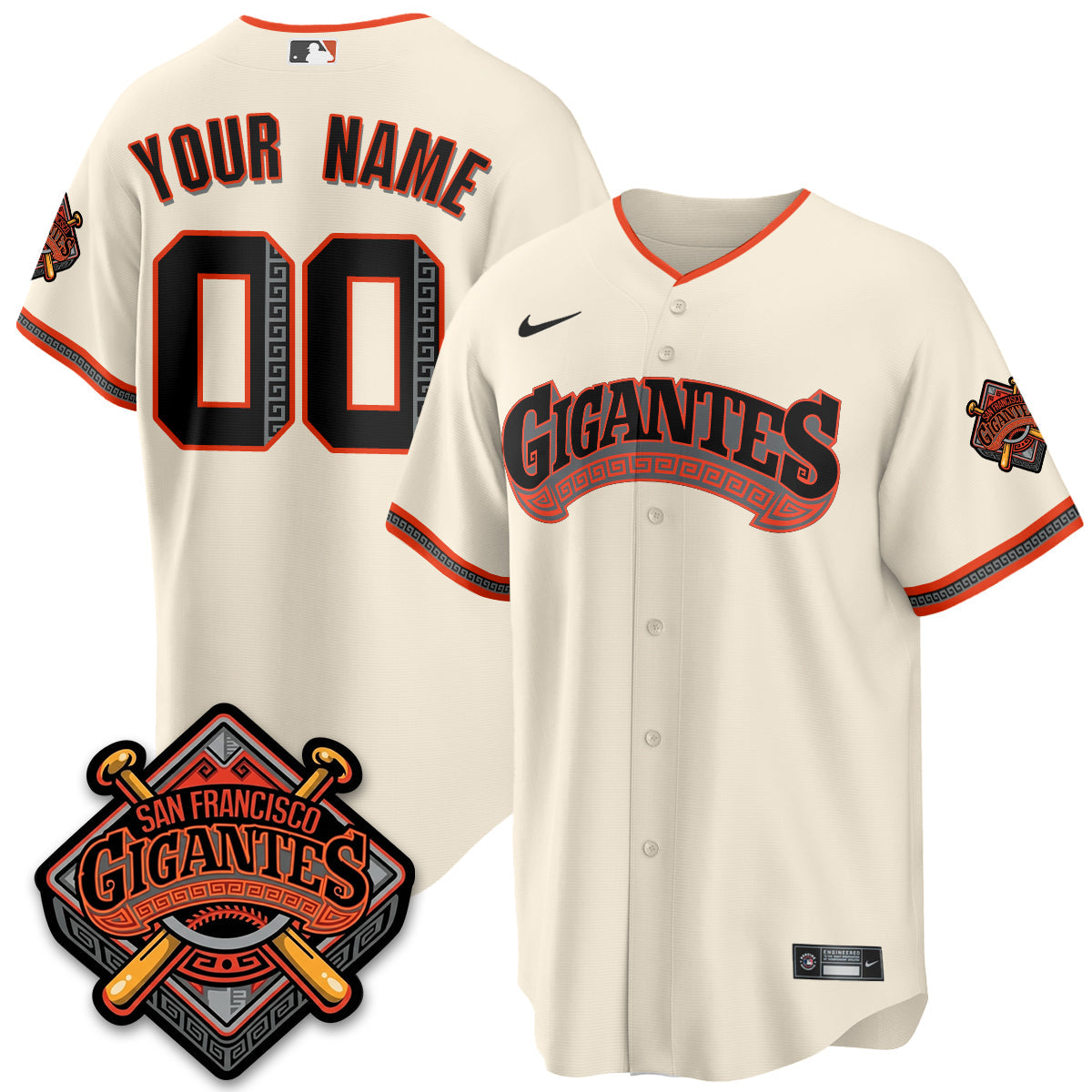SF GIGANTES Vapor Limited Custom Jersey - All Stitched