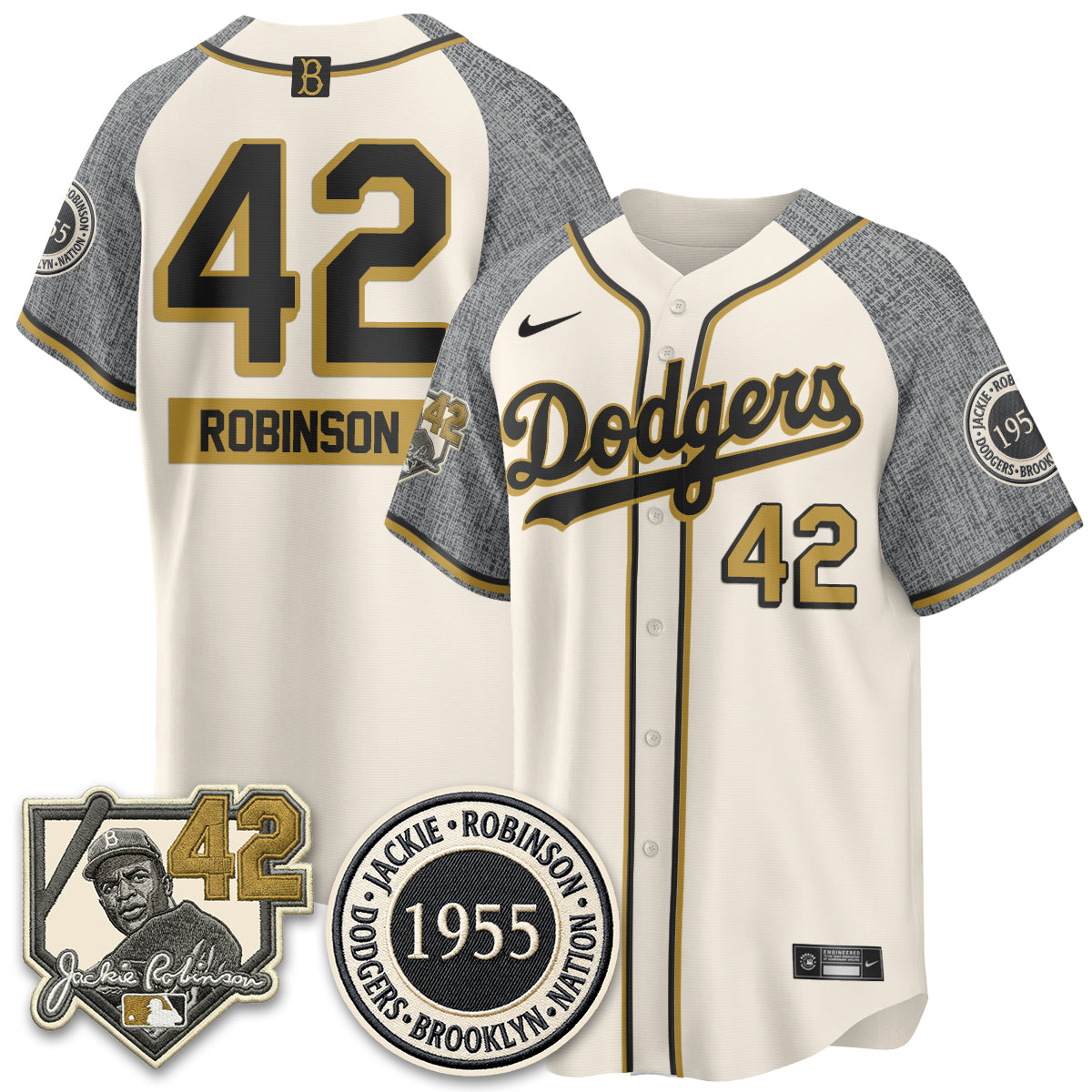LAD 2026 New Era Jackie Robinson Vapor Limited Jersey - All Stitched