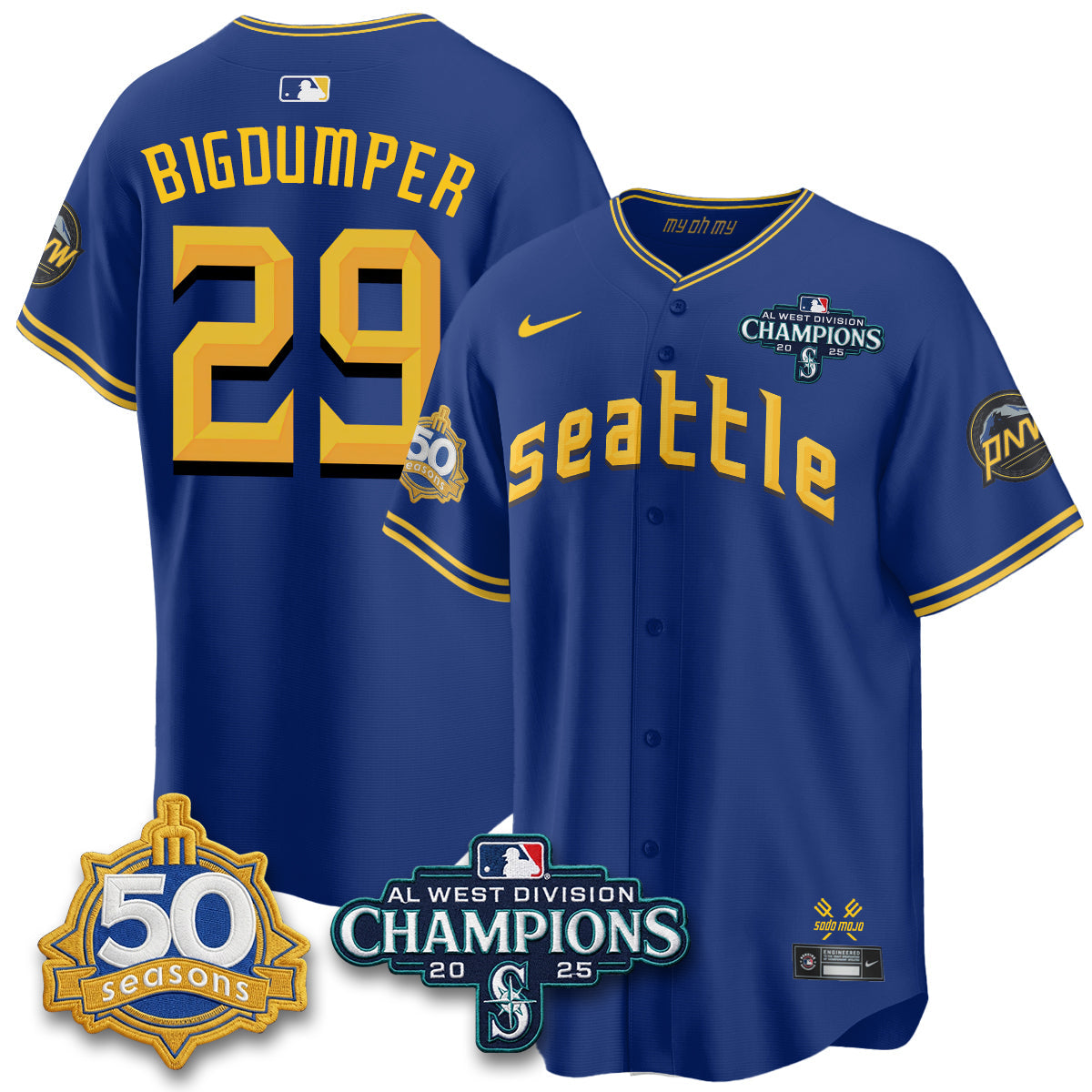 SEA 2026 Vapor Limited Jersey - 50th Anniversary - All Stitched