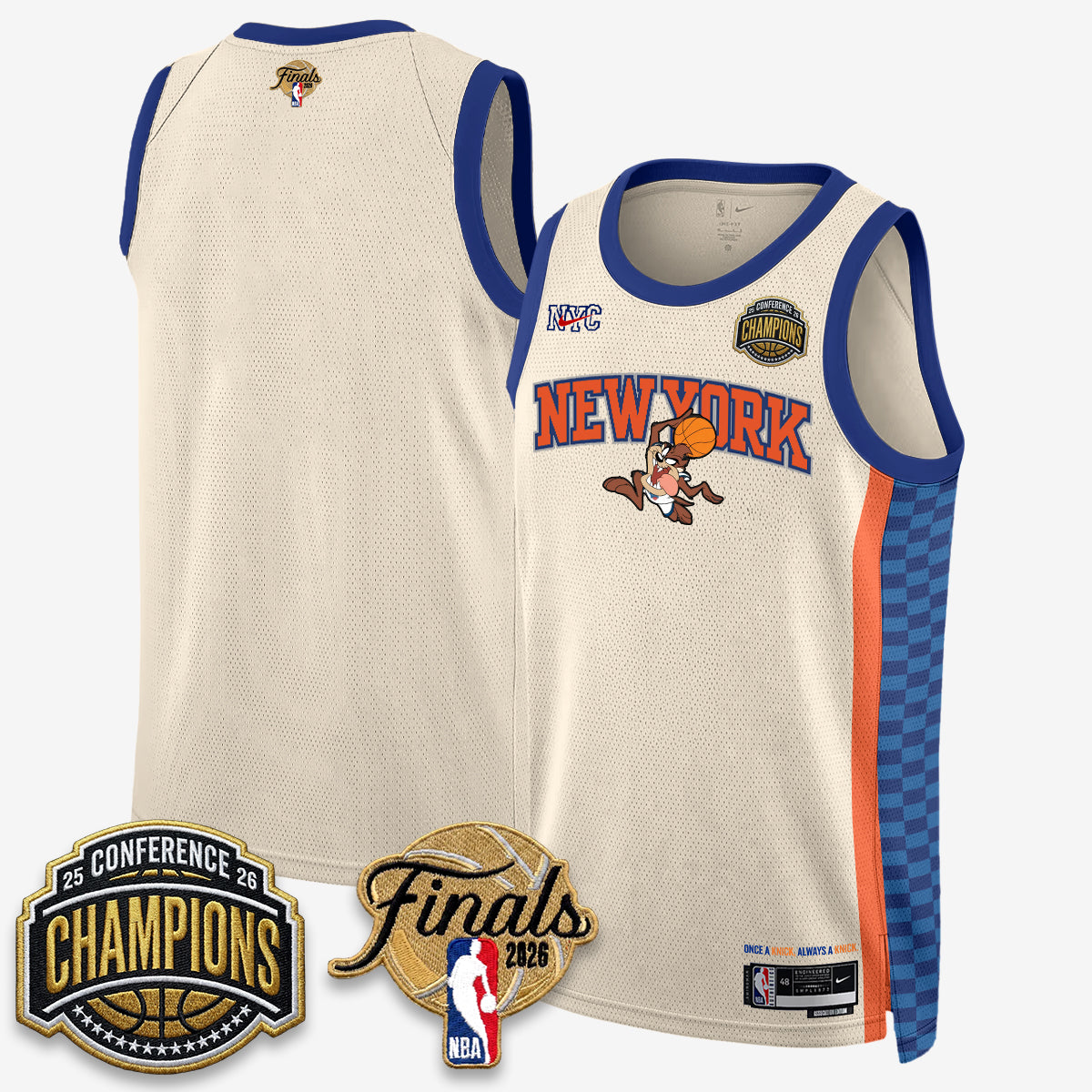 NYK 2026 NBA Eastern Conference Champions x Bunny Vapor Jersey V2- Stitched