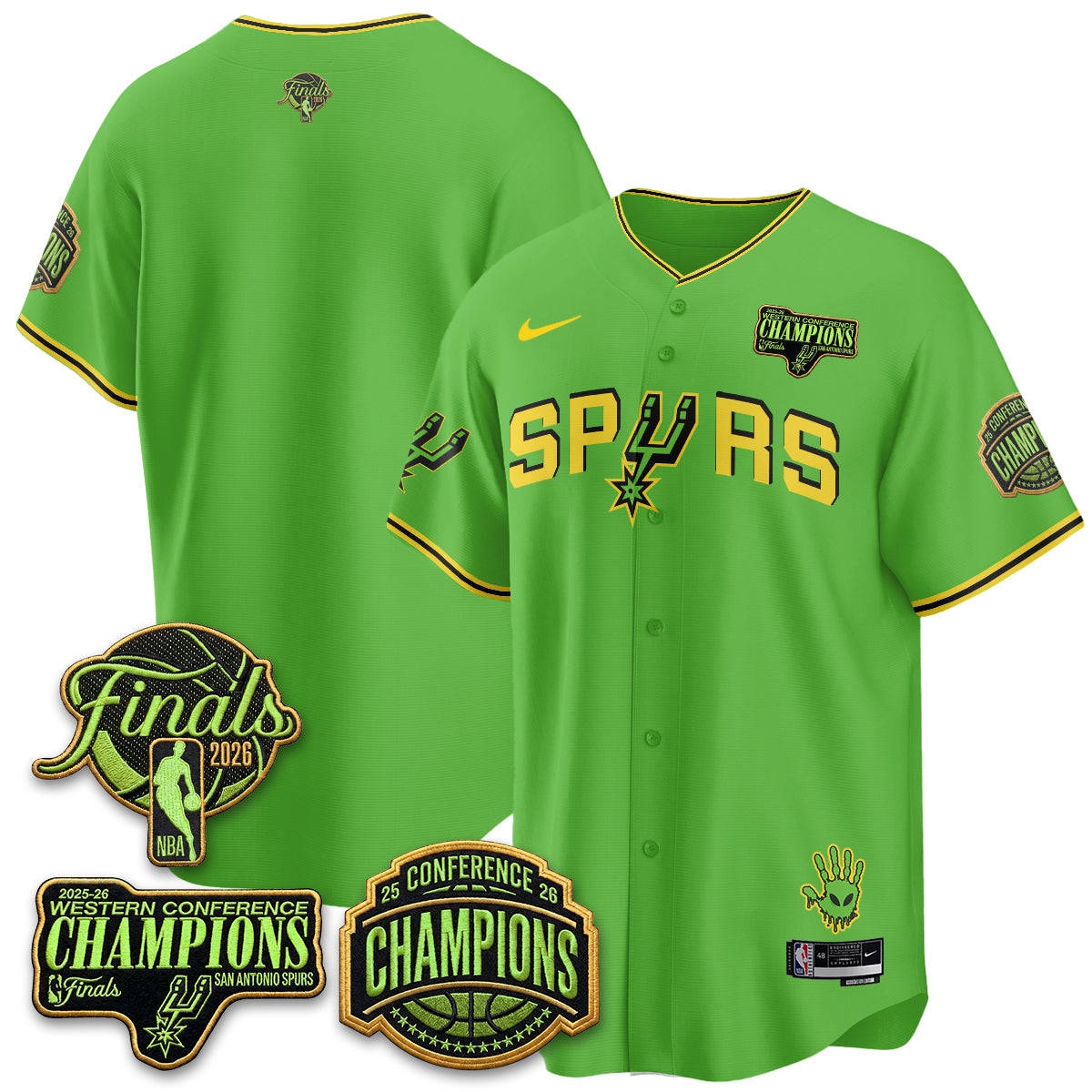 SAS 2026 Basketball Alien Style Vapor Jersey - Stitched