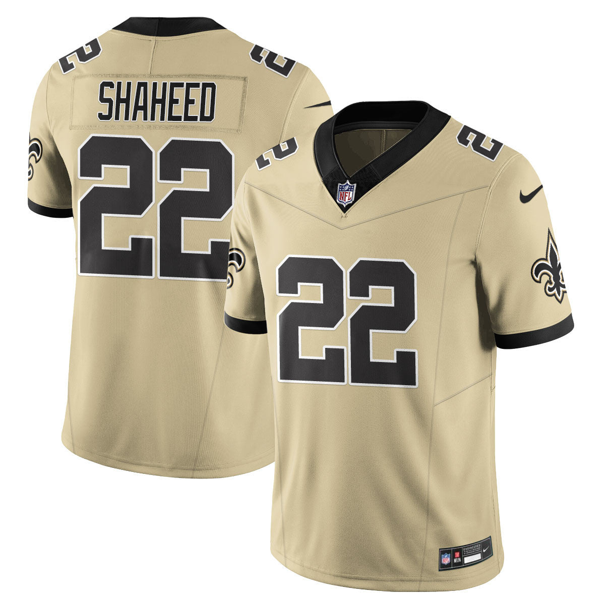 NO Golds Alternate Patch "C" Vapor Limited Jersey - All Stitched