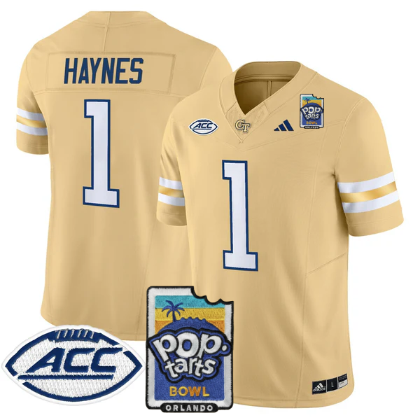 GTYJ 2025 PopTarts Bowl Patch Vapor Limited Jersey - All Stitched