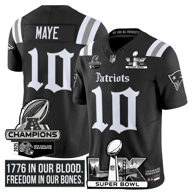 NE 2025 AFC Champions Vapor Limited Jersey N1 - All Stitched