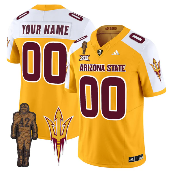 ASU Pat Tillman Honoring Patch Vapor Limited Custom Jersey - All Stitched