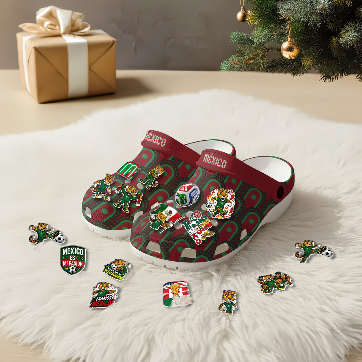 Mexico Clogs WC2026 Red - Charms Gift Set