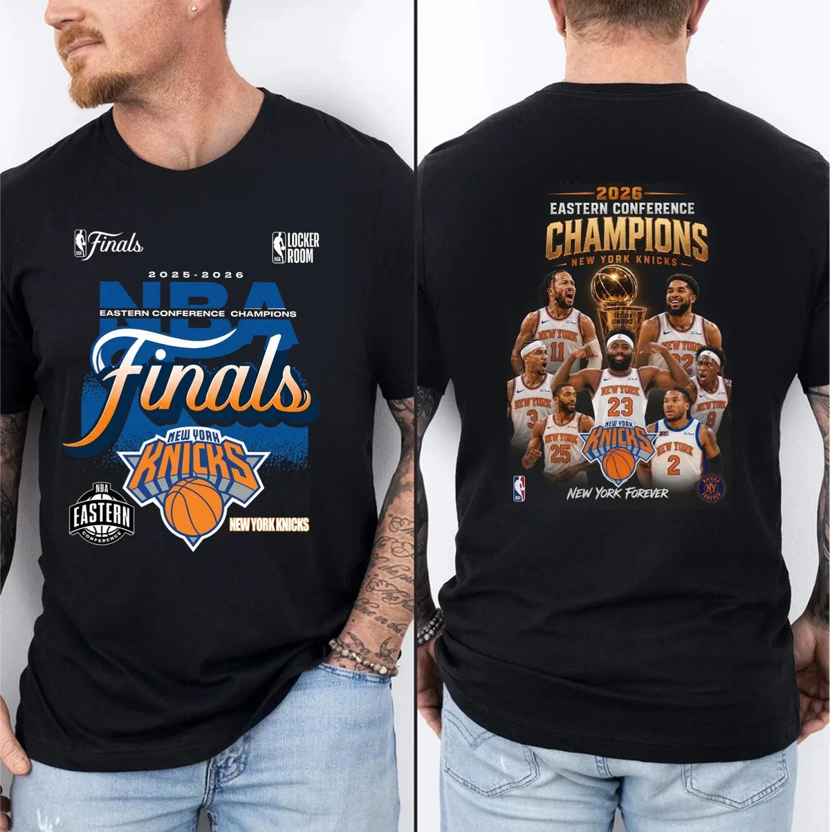 NYK 2026 NBA Finals Printed T-Shirt V2