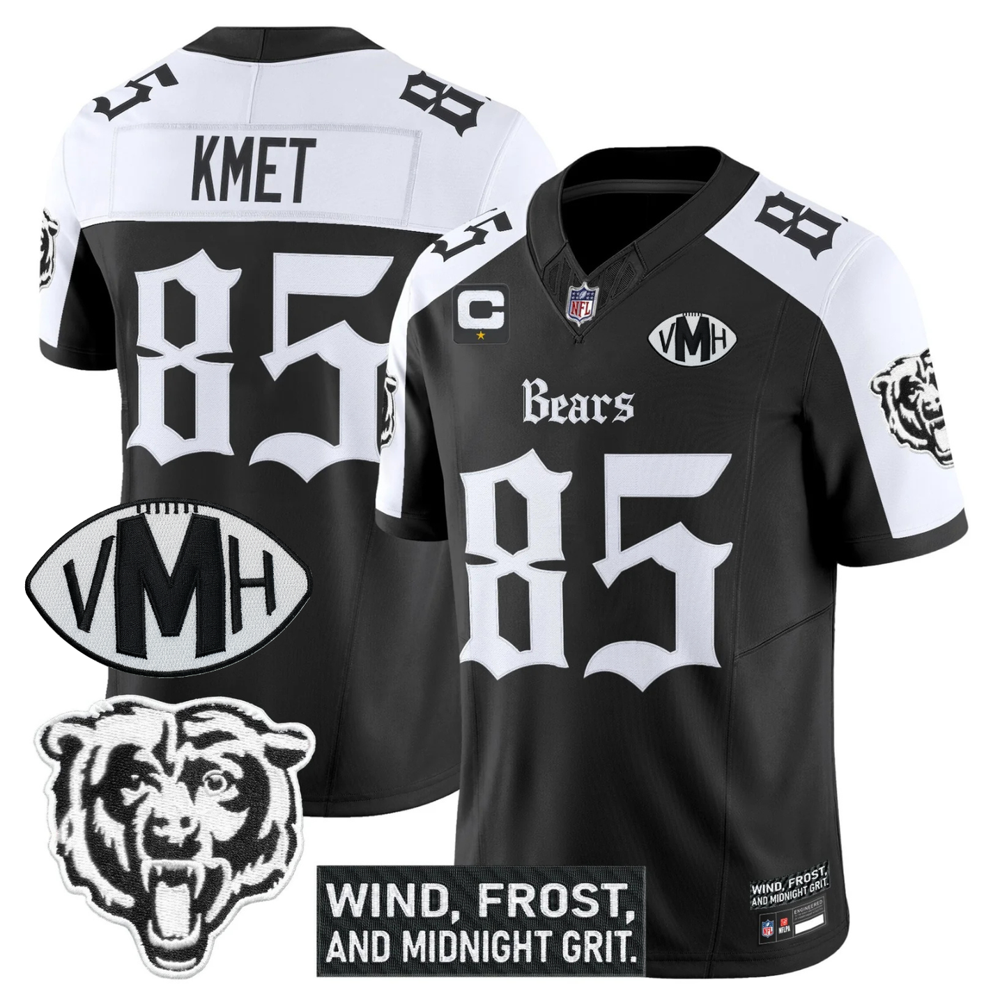 CHI 'Gothic Midway Legacy' VMH Tribute Patch Vapor Limited Jersey - All Stitched