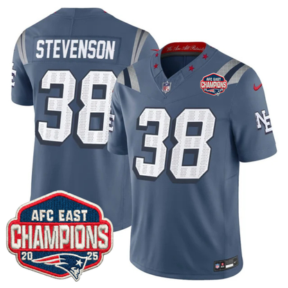 NE AFC East Champions Patch Vapor Limited Jersey - All Stitched