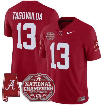 Men's Alabama Crimson Tide Vapor Limited Jersey - All Stitched