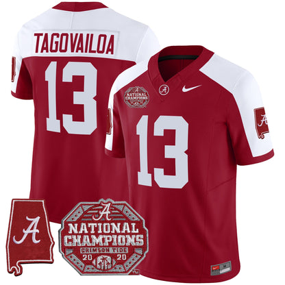 Men's Alabama Crimson Tide Vapor Limited Jersey - All Stitched